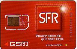 FRANCE CARTE GSM SFR NEUVE PUCE ORGA RARE - Mobicartes (GSM/SIM)