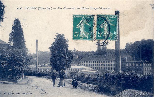 BOLBEC - Vue D´ensemble Des Usines Fauquet-Lemaitre - Bolbec