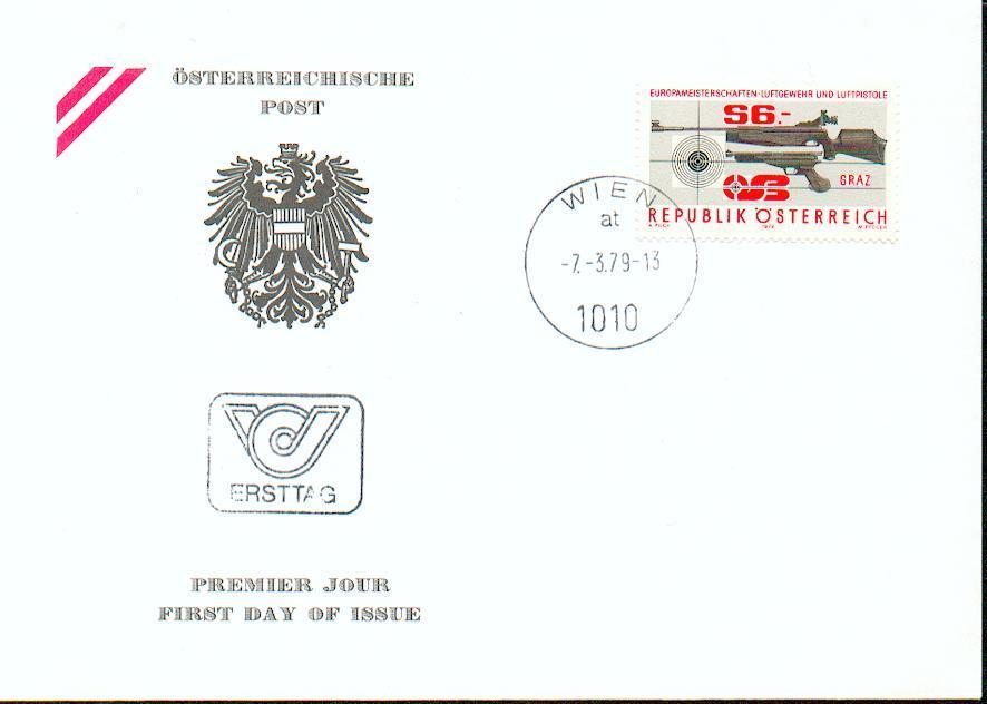 FDC Oostenrijk (A1316) - Tiro (armi)