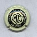 Muselet De Champagne "MARNE Et CHAMPAGNE" Crème. - Marne Et Champagne