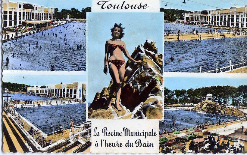 TOULOUSE--csm Des Années 50 à 60--la Piscine à L'heure Du Bain N°405 Par éd LABOUCHE - Toulouse