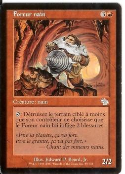 Foreur Nain         Jugement - Cartes Rouges