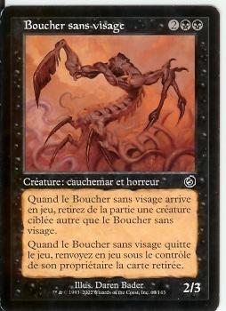 Boucher Sans Visage        Tourment - Cartes Noires