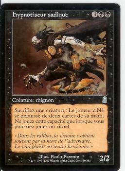 Hypnotiseur Sadique      Odyssee - Cartes Noires