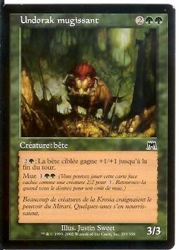 Undorak Mugissant    Carnage - Cartes Vertes