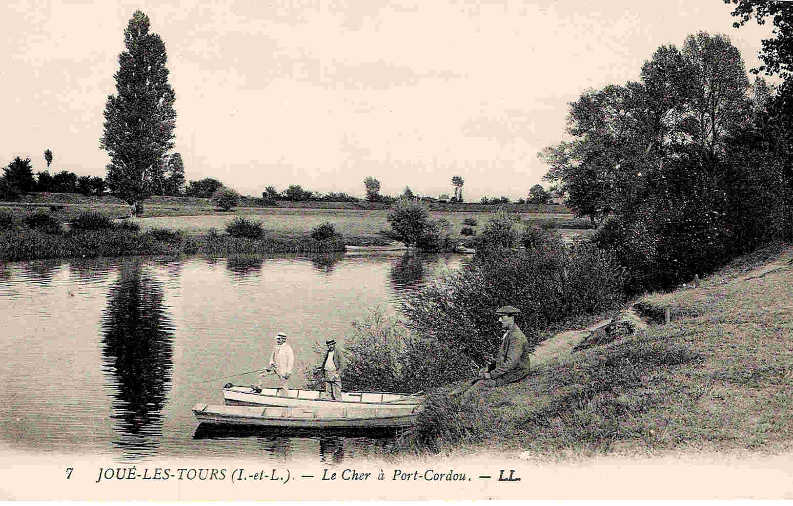 Joué Les Tours    Le Cher à Pont-Cordou   La Peche .......... - Other & Unclassified