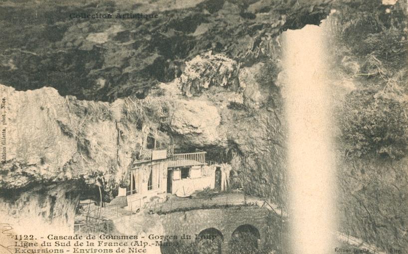 Cascade De Cousmes -Gorges Du Loup Environs De Nice. Obl. 1905 - Gourdon