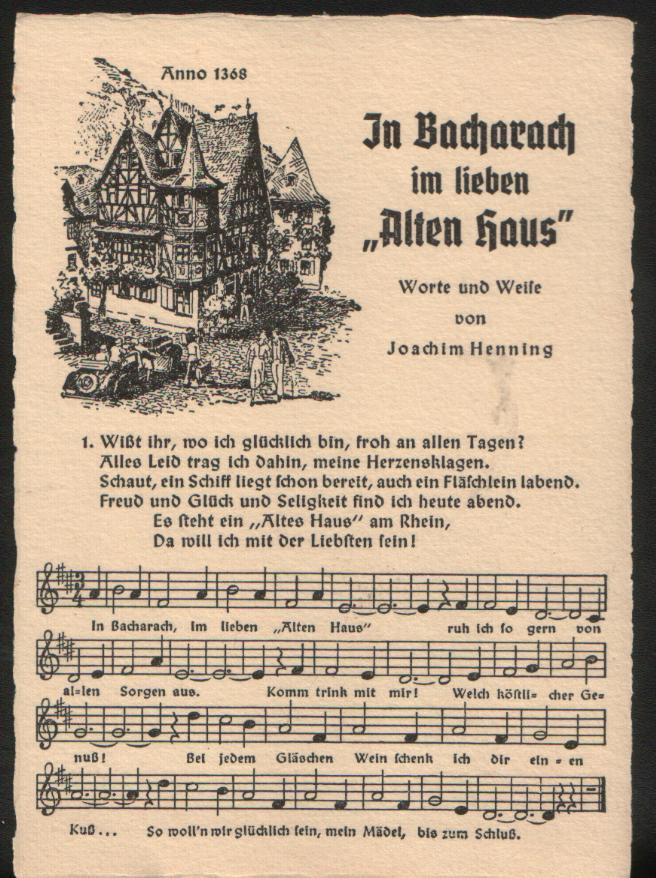 Bacharach Chanson - Rhein-Hunsrueck-Kreis