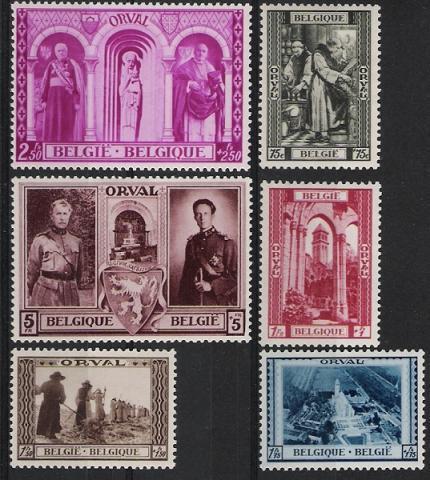 Belgie OCB 513 / 518 (*) - Unused Stamps