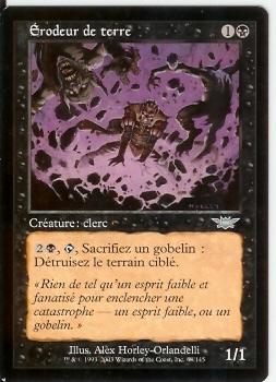 Erodeur De Terre - Black Cards