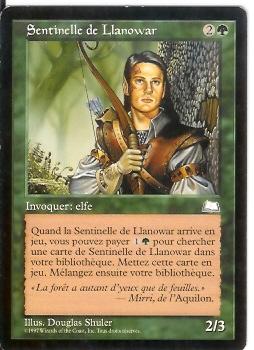 Sentenelle De Llanowar - Cartes Vertes