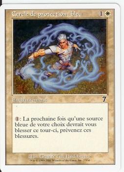 Cercle De Protection:bleu - White Cards