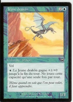 Jeune Drakon - Cartes Bleues