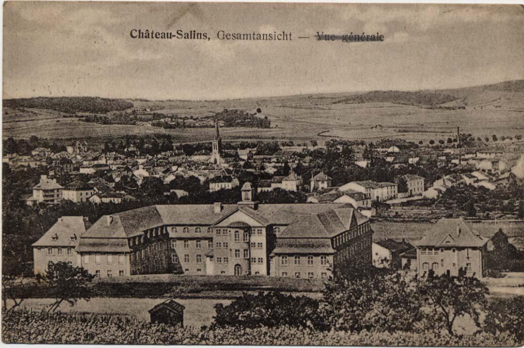 57-021 CHATEAU - SALINS   -   Vue Générale - Chateau Salins