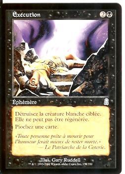 Execution - Cartes Noires