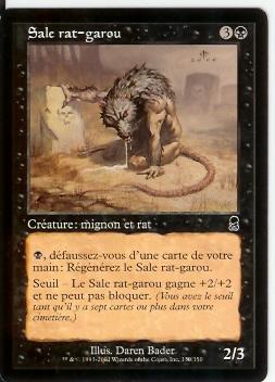 Sale Rat-garou - Carte Nere