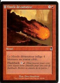 Missile Devastateur - Cartas Rojas