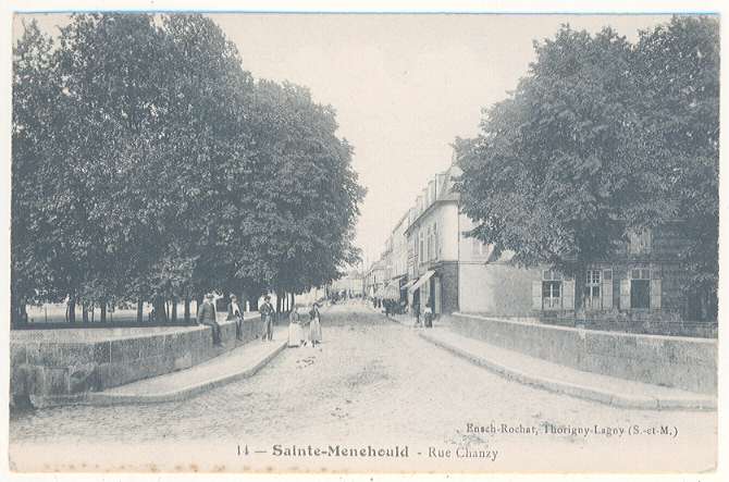 14 - Sainte Menehould - Rue Chanzy - Sainte-Menehould