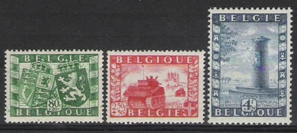 Belgie OCB 823 / 825 (*) - Ungebraucht