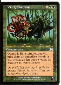 Bete Symbiotique - Cartes Vertes