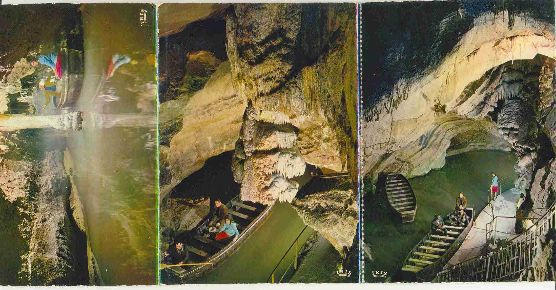 Grotte De Remouchamps , NELS , 6 Postkaarten In Boekje , Niet Gelopen, Lichte Schade Aan Randen( Zie Scans ) (d4) - Aywaille