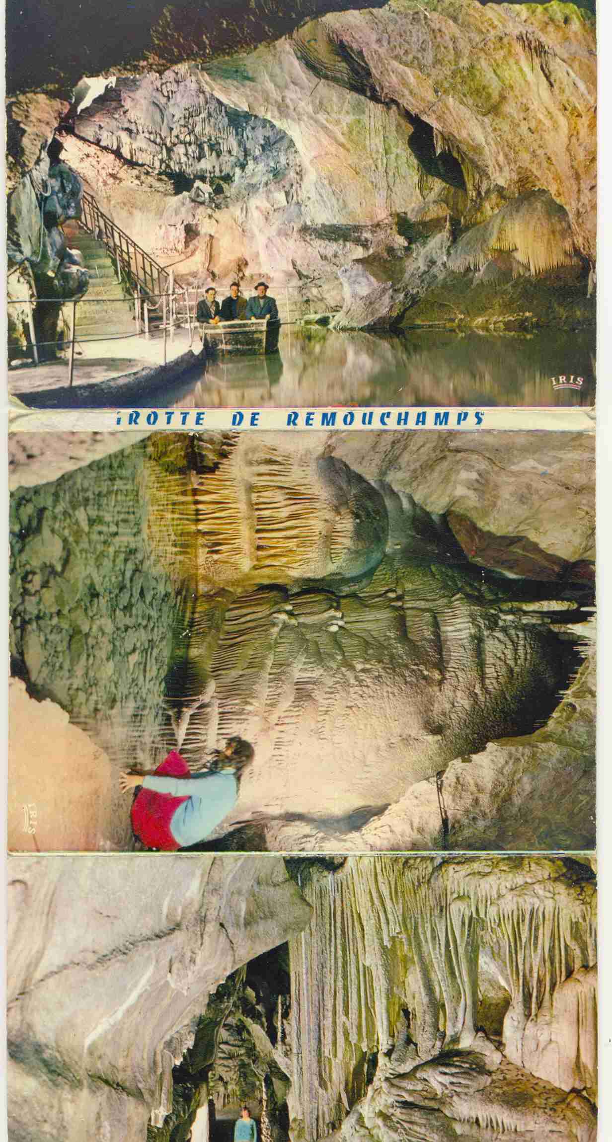 Grotte De Remouchamps , NELS , 6 Postkaarten In Boekje , Niet Gelopen, Lichte Schade Aan Randen( Zie Scans ) (d4) - Aywaille