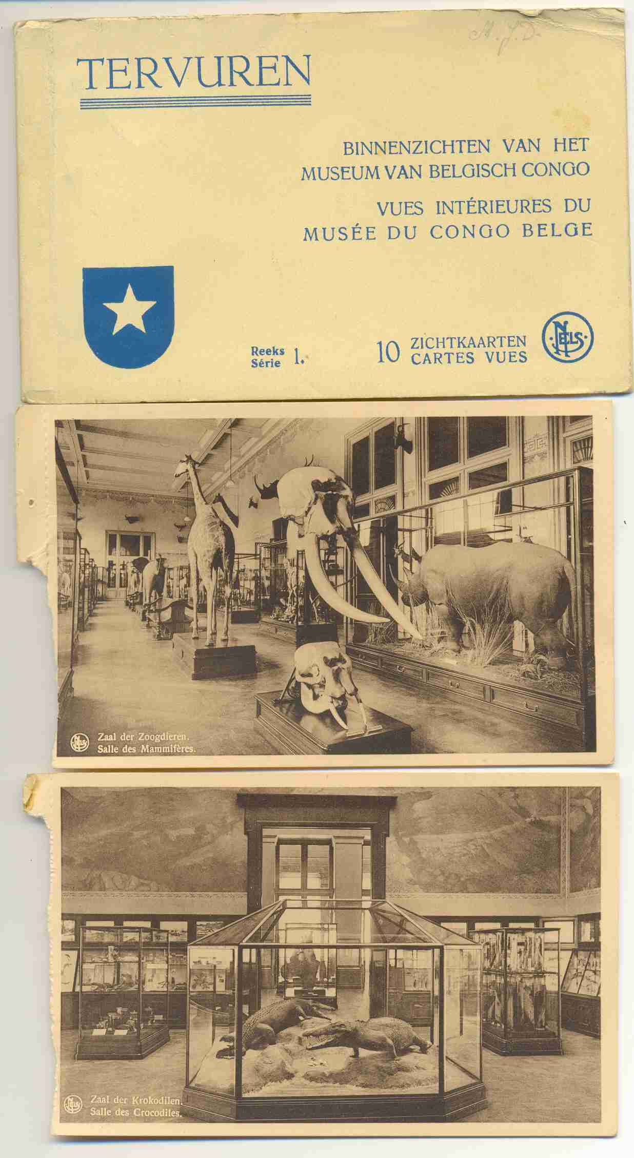 Tervuren, Congo Musueum, 9 Postkaarten Los In Boekje, Enkele Gescheurd!!! Aan Rand , NELS, Zie Scans (d4) - Tervuren