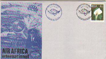 RSA 1975 Enveloppe Lanseria Airport # 1405 - Airships