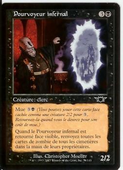 Pourvoyeur Infernal - Cartes Noires