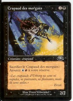 Crapaud Des Morgues - Black Cards