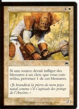 Defenseur Farouche - Cartes Blanches