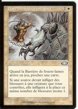 Barriere De Fouets-lames - White Cards