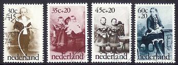 NED 1974 Serie Kinder Zegels Gebruikt 1059-1062 # 1250 - Used Stamps