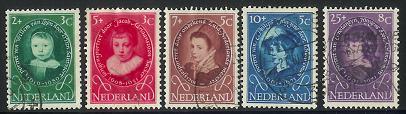 Ned 1955 Kinder Serie 666-670 Used # 217 - Used Stamps
