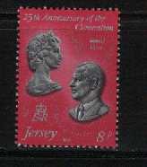 JERSEY MNH Stamps Coronation 25 Years 185 #496 - Jersey