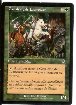 Cavalerie De Lianowar - Cartes Vertes