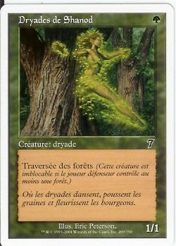 Dryades De Shanod - Cartes Vertes