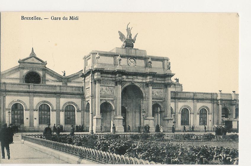 Bruxelles Gare Du Midi Animé (d398) - Ferrovie, Stazioni