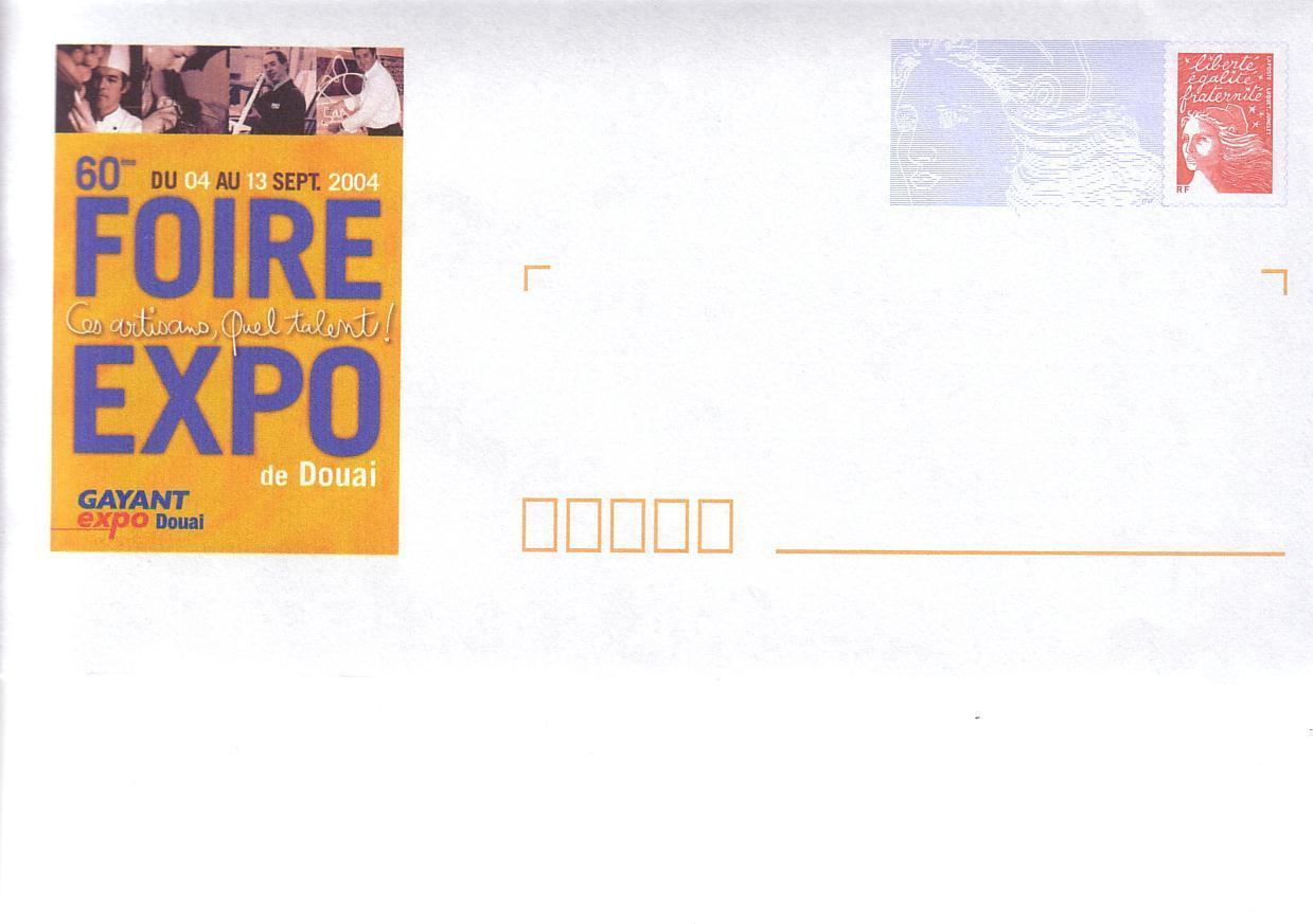 PAP DOUAI (NORD): FOIRE-EXPO 2004 Thème Les ARTISANS - PAP: Aufdrucke/Luquet