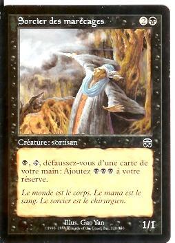 Sorcier Des Marecages - Carte Nere