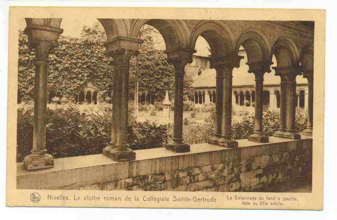 Nivelles , Le Cloitre Roman  , NELS , Zeer Oude  Postkaart , Legerement Abimé De L´age (d5-66) Niet Gelopen - Nivelles