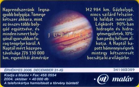 Hungary - P2004-39 - Jupiter - Planet Series - Hongrie