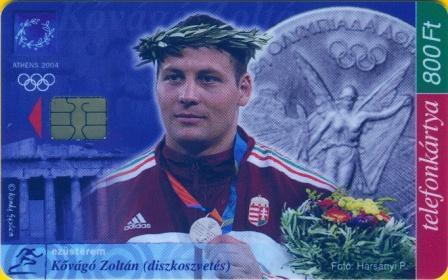 Hungary - P2004-57 - Kõvágó Zoltán - Discus Throwing - Hungarian Silver Medalist - Olympic Games - Hungary
