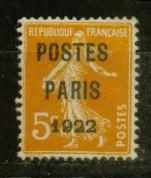 FRANCE PREOBLITERE Nº 30 * Variete 9 Ferme - 1893-1947