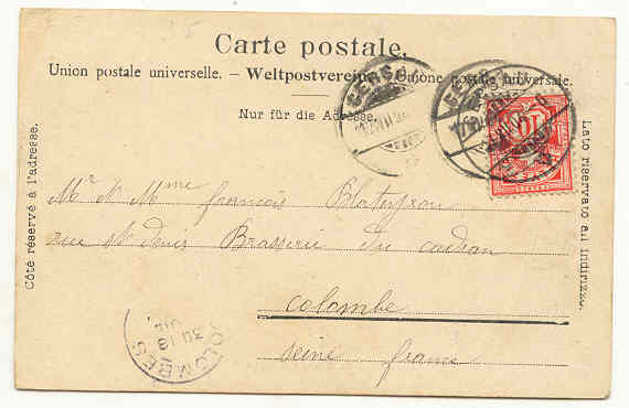 . Rigi - Kulm Und Die Alpen. Postcard Written From GERSAU In 1904. SUISSE - Gersau