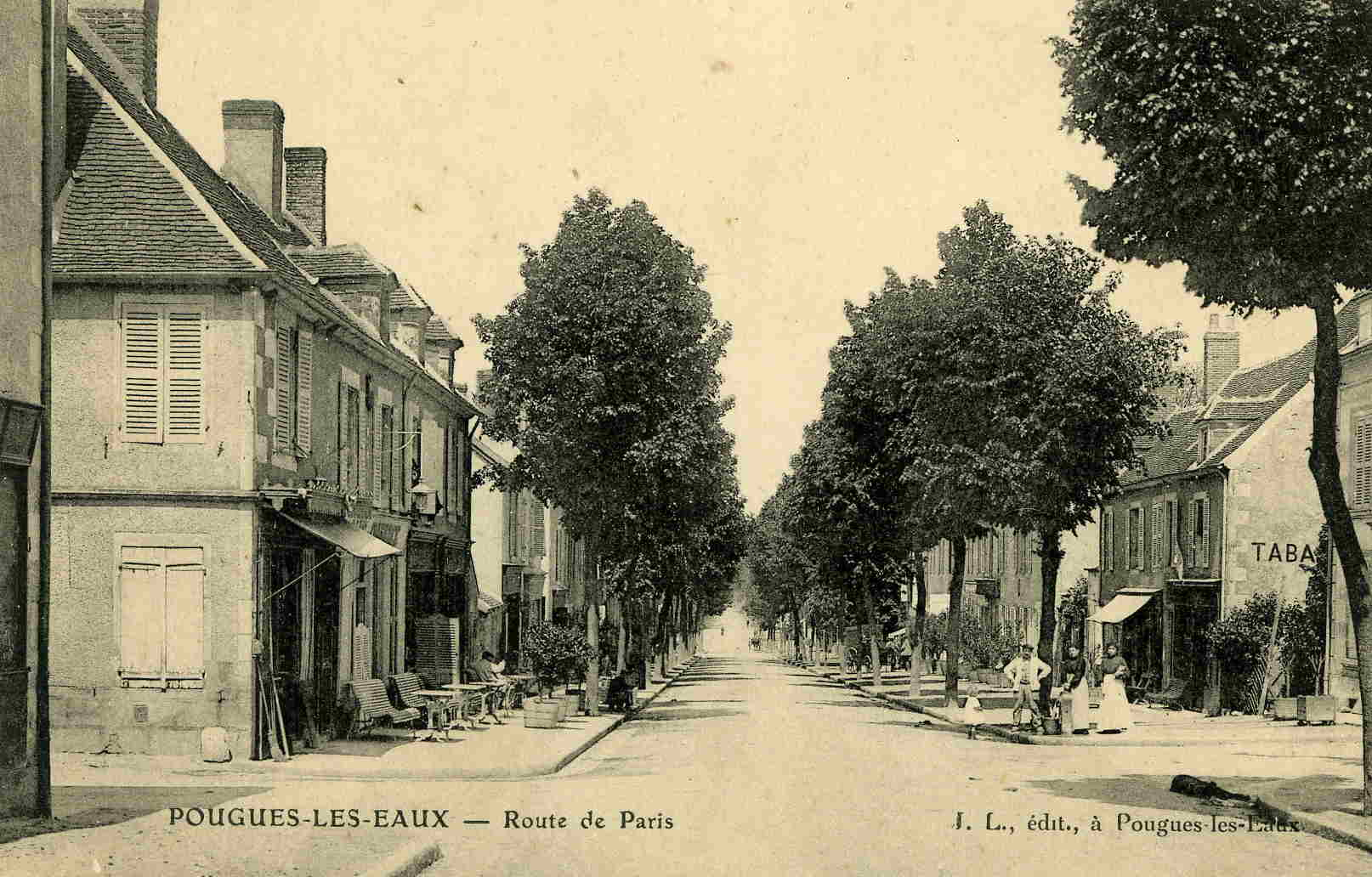 POUGUES-LES-EAUX - Route De Paris - Pougues Les Eaux