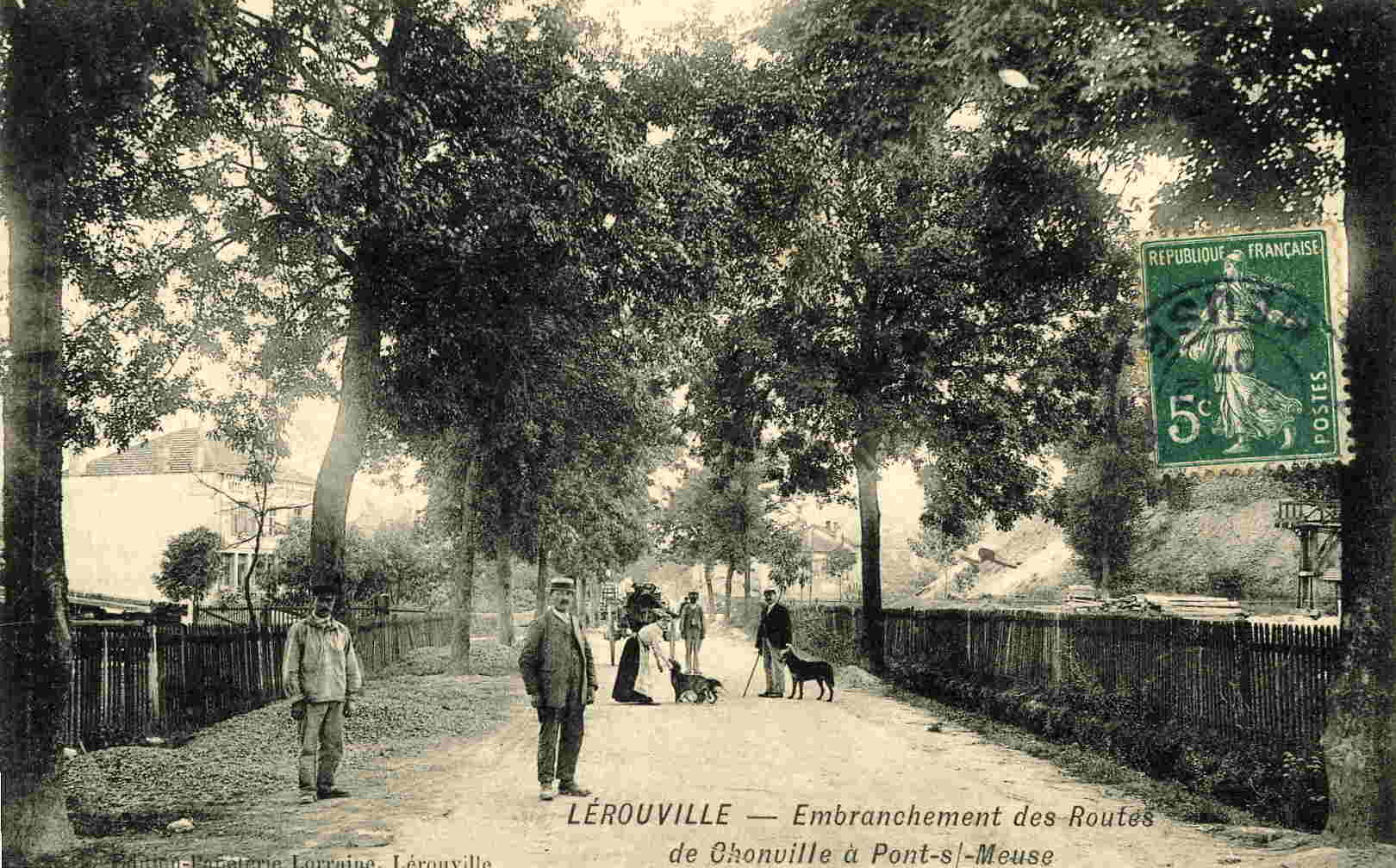 LEROUVILLE - Embranchement Des Routes De Chonville à Pont/Meuse - Lerouville