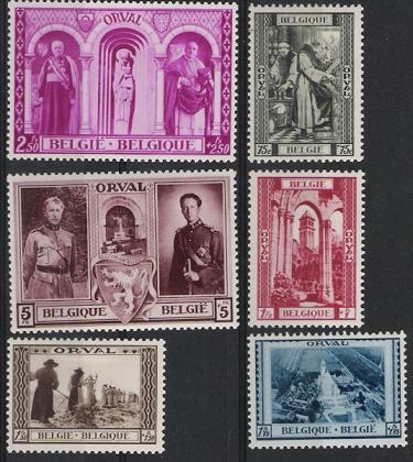 Belgie OCB 513 / 518 (*) - Unused Stamps