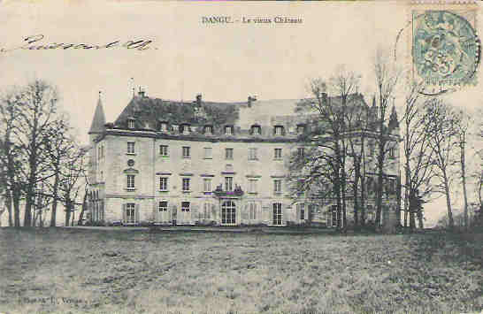 27 DANGU Cpa Le Vieux Chateau  Vernon - Dangu