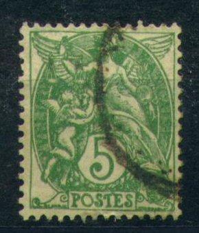 #3214 - France/Blanc Yvert 111 Obl - 1900-29 Blanc